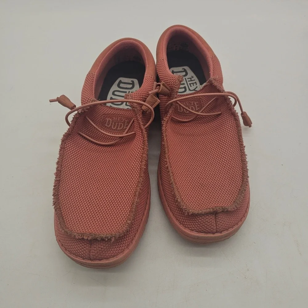 Hey Dude Wally Funk Mono Mens Size 10 Coral